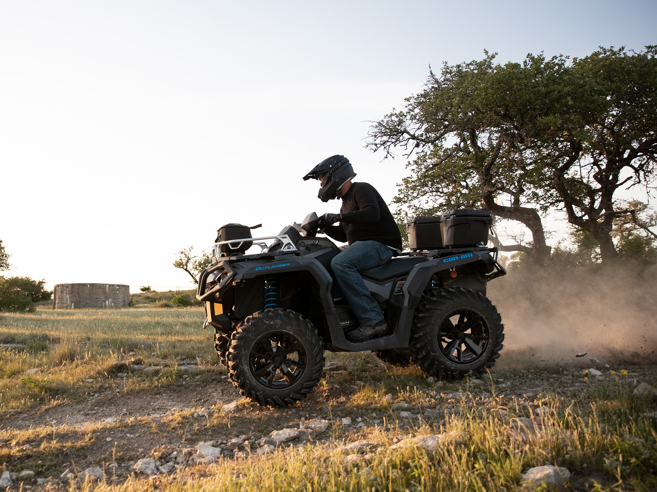 Configuracion de suspencion delantera A-Arm de un ATV Outlander