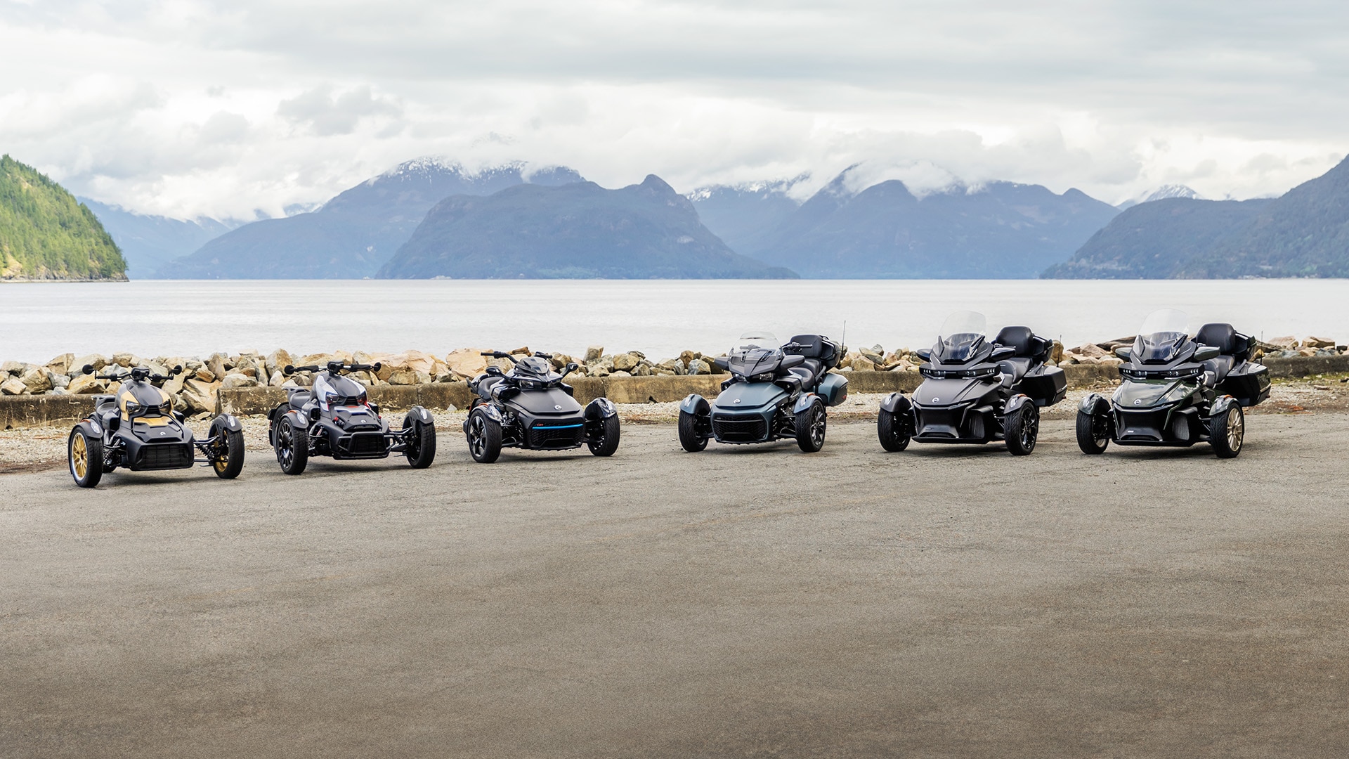 Gamme de véhicules 3-roues Can-Am sur route