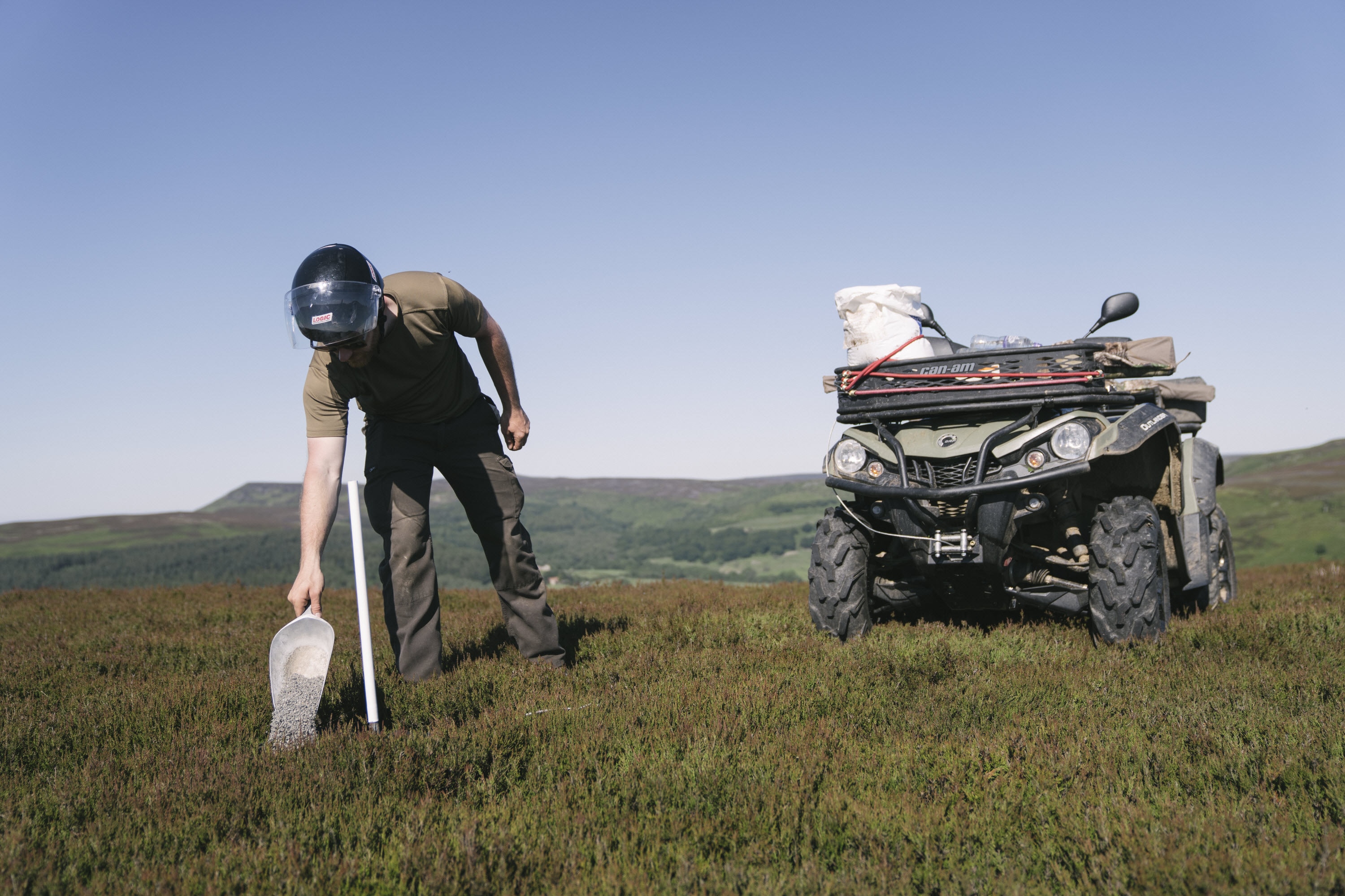 Can-Am Outlander in a field